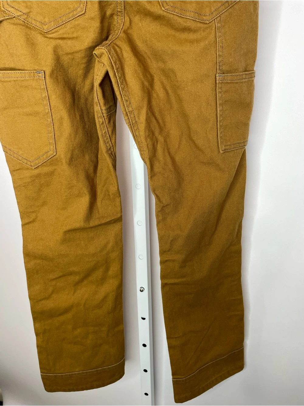 Dovetail Workwear | Britt Utility Pants Saddle Brown Tan Canvas Size 00 28 NWT - Picture 9 of 12